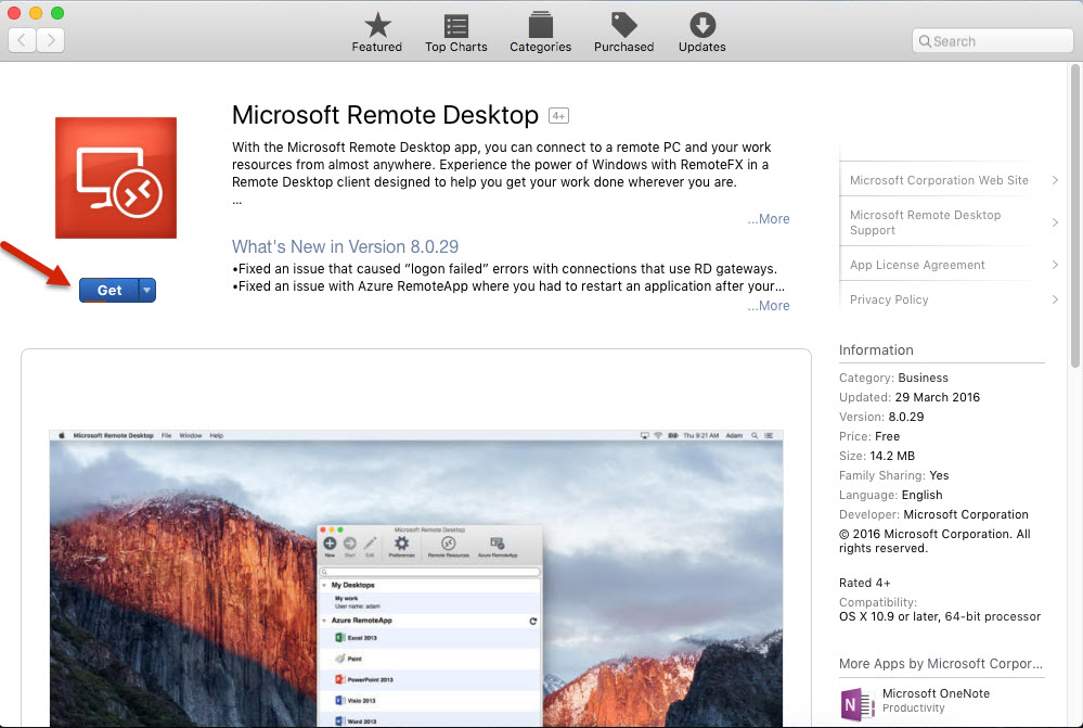 remote desktop connection client for mac download